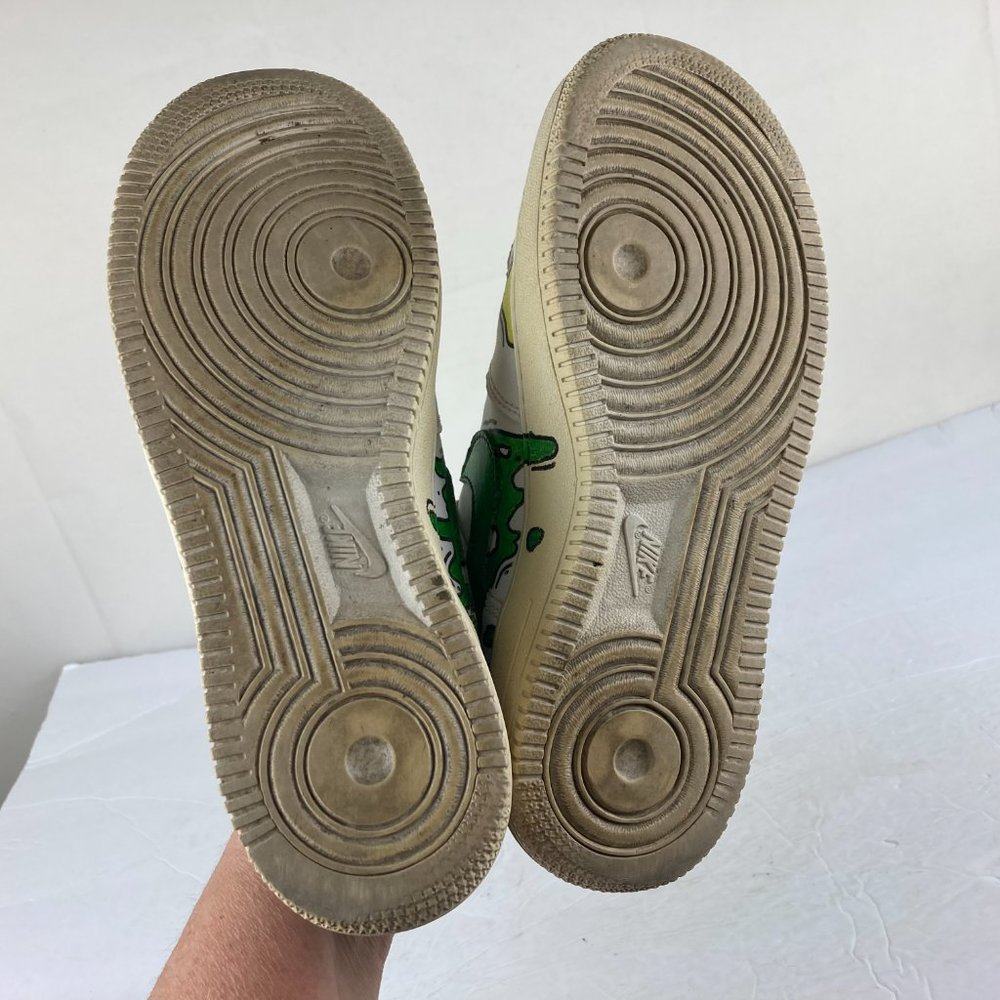 NIKE Air Force 1 AFi Custom Youth Boy Girl Sz 5.5 White Colorful Athletic Shoe - Picture 11 of 11